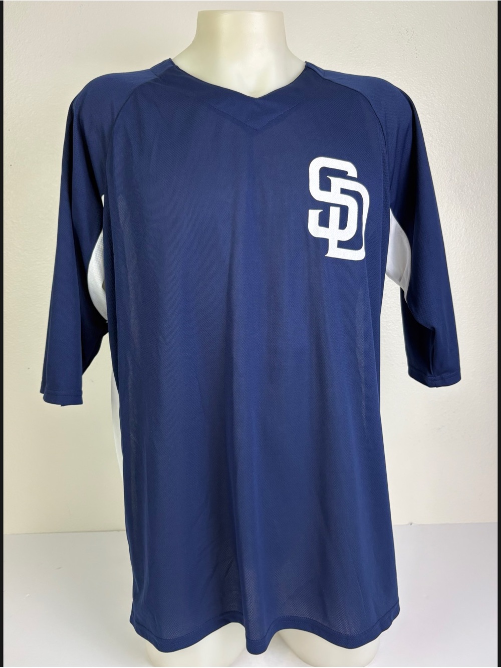 San Diego Padres Cox SGA Promotional
Jersey Shirt Blue White Adult 2XL